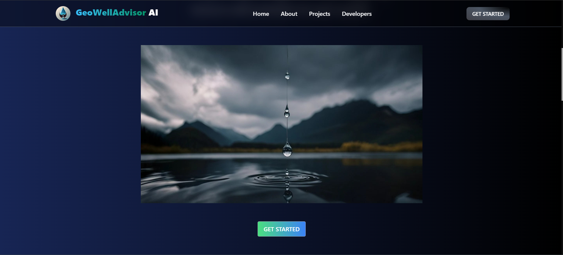 GEO-well Advisor website